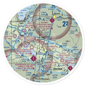 Slaughter Ranch Airport (86TA) VFR Sectional Sticker (30 mile)