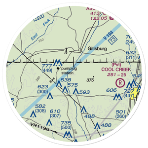 Spring Airport (86LA) VFR Sectional Sticker (20 mile)