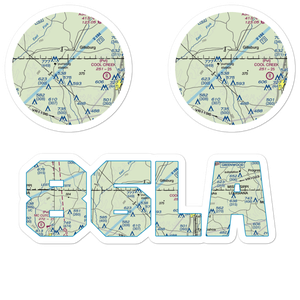 Spring Airport (86LA) VFR Sectional Sticker Pack