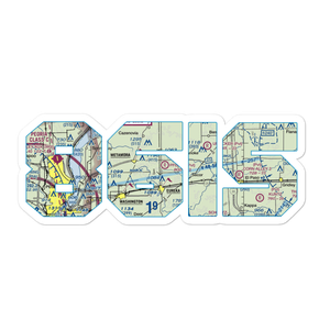 Michael Pfister Airport (86IS) VFR Sectional Sticker