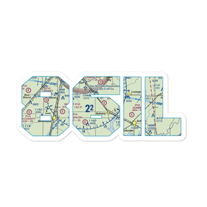 Sharp Airport (86IL) VFR Sectional Sticker