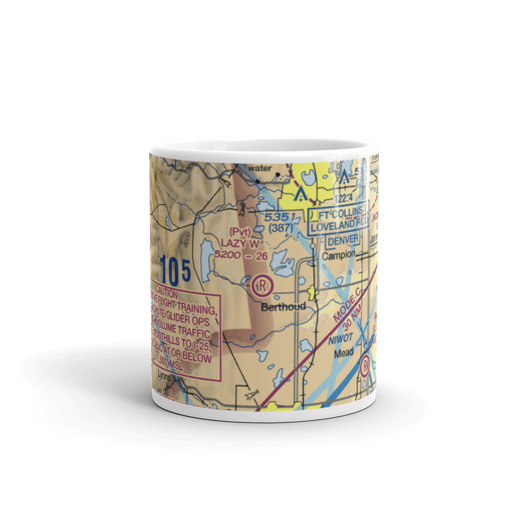 Lazy W Airport (86CO) VFR Sectional  Mug 