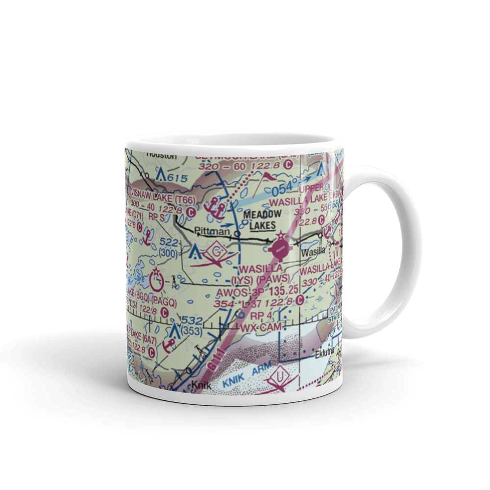 Hoppe'S Seaplane Base (86AK) VFR Sectional  Mug 