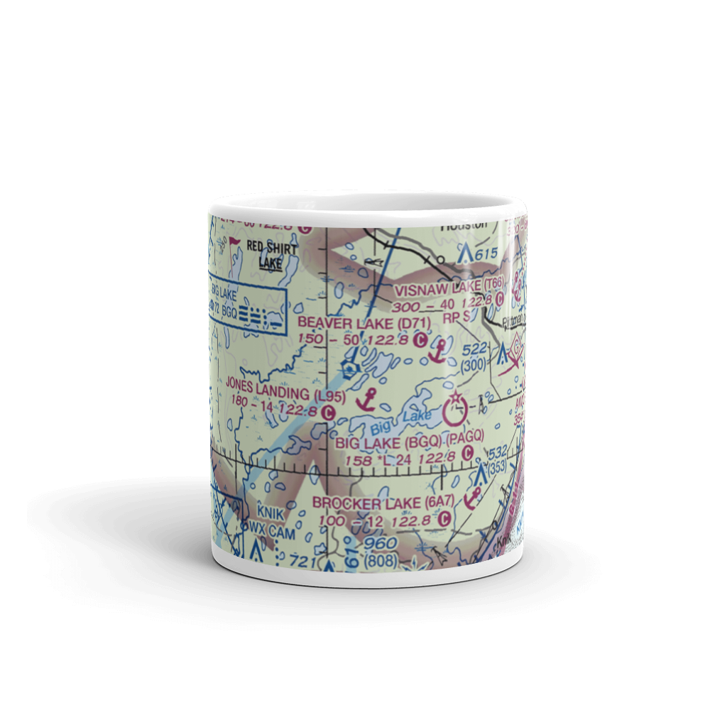 Hoppe'S Seaplane Base (86AK) VFR Sectional  Mug 