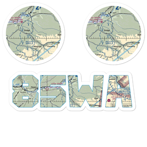 Scott Seed Farm Airport (85WA) VFR Sectional Sticker Pack