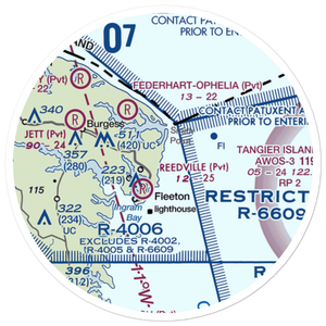 Land's End Seaplane Base (85VA) VFR Sectional Sticker (20 mile)