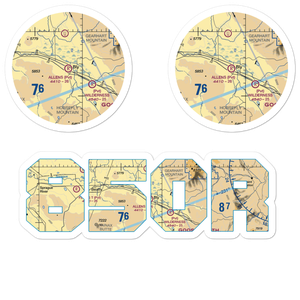 Allen's Airstrip (85OR) VFR Sectional Sticker Pack