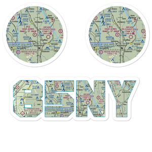 High Acres Airport (85NY) VFR Sectional Sticker Pack