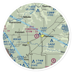 Christison Airport (85MN) VFR Sectional Sticker (20 mile)