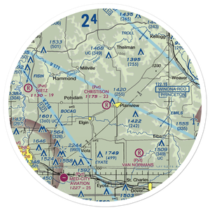 Christison Airport (85MN) VFR Sectional Sticker (30 mile)