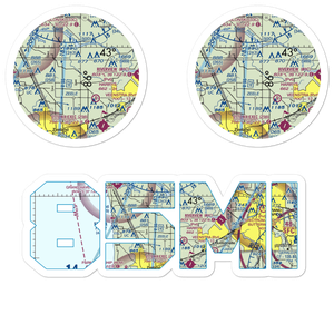Dewind Field (85MI) VFR Sectional Sticker Pack