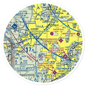 Wormley Airport (85LL) VFR Sectional Sticker (30 mile)