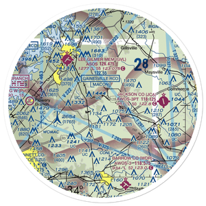 Aiken Field (85GA) VFR Sectional Sticker (30 mile)