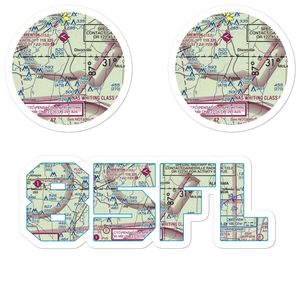 Thomas Farms Airport (85FL) VFR Sectional Sticker Pack