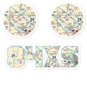 Lang Ranch Airport (84XS) VFR Sectional Sticker Pack