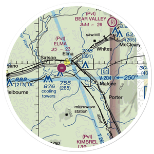 D and B Airpark (84WA) VFR Sectional Sticker (20 mile)