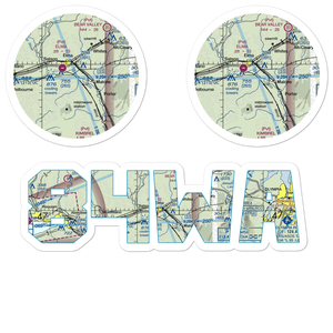 D and B Airpark (84WA) VFR Sectional Sticker Pack