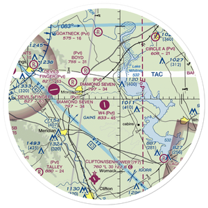 W4 Ranch Airport (84TE) VFR Sectional Sticker (30 mile)