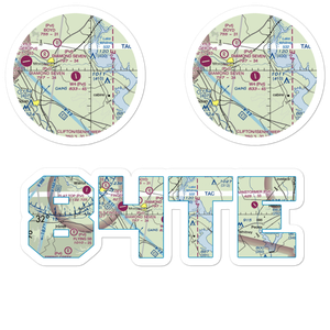 W4 Ranch Airport (84TE) VFR Sectional Sticker Pack