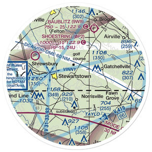 Draco STOLport (84PN) VFR Sectional Sticker (20 mile)