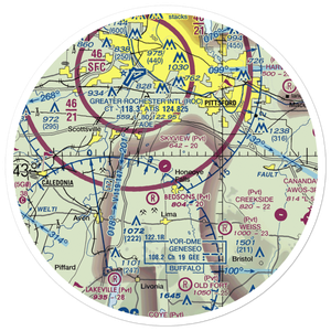 Skyview Airport (84NY) VFR Sectional Sticker (30 mile)