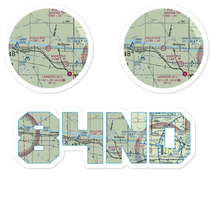 Kyllo Airport (84ND) VFR Sectional Sticker Pack