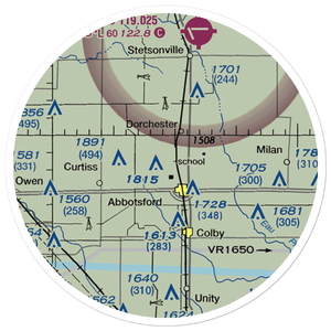 Jones Airport (83WI) VFR Sectional Sticker (20 mile)