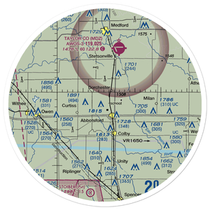 Jones Airport (83WI) VFR Sectional Sticker (30 mile)