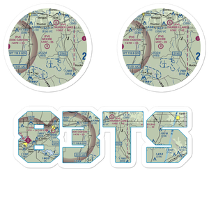 Moore Ranch Airport (83TS) VFR Sectional Sticker Pack