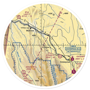 Tamarack Springs Ranch Airport (83OR) VFR Sectional Sticker (30 mile)