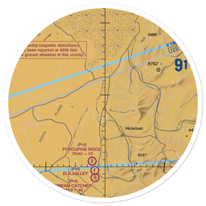 King Ranch Airport (83NM) VFR Sectional Sticker (30 mile)