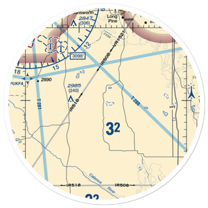 Abbott Airport (83NE) VFR Sectional Sticker (30 mile)