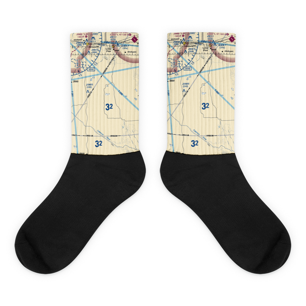 Abbott Airport (83NE) VFR Sectional Socks 