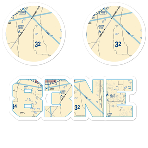 Abbott Airport (83NE) VFR Sectional Sticker Pack