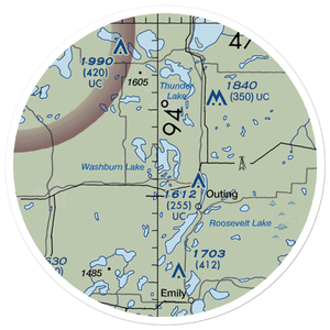 Ponderosa Seaplane Base (83MN) VFR Sectional Sticker (20 mile)