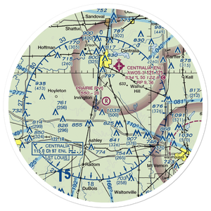 Prairie Airport (83IS) VFR Sectional Sticker (30 mile)