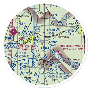 Goodenough Airport (83IN) VFR Sectional Sticker (20 mile)