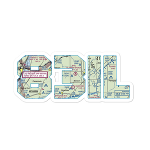 Oltman-Shuck Airport (83IL) VFR Sectional Sticker