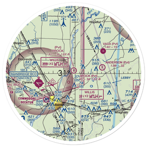 Brock Airpark (83GA) VFR Sectional Sticker (30 mile)