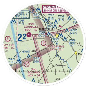 Circle P Ranch Airport (82XS) VFR Sectional Sticker (20 mile)