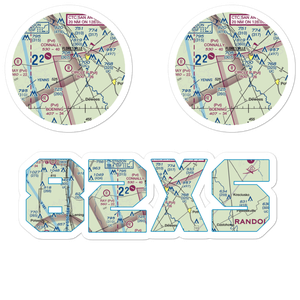 Circle P Ranch Airport (82XS) VFR Sectional Sticker Pack