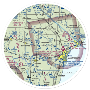 Triple S Ranch Airport (82WI) VFR Sectional Sticker (30 mile)