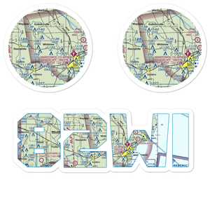 Triple S Ranch Airport (82WI) VFR Sectional Sticker Pack