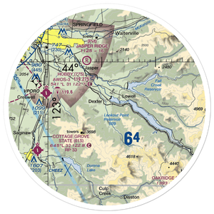 Lost Creek Airport (82OR) VFR Sectional Sticker (30 mile)