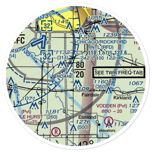 Cheechako Airport (82LL) VFR Sectional Sticker (20 mile)