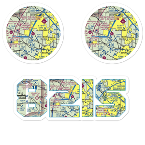 Landings Condominium Airport (82IS) VFR Sectional Sticker Pack