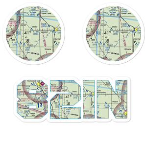 Hunter Airport (82IN) VFR Sectional Sticker Pack