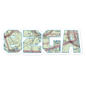 Paces South Farms Airport (82GA) VFR Sectional Sticker