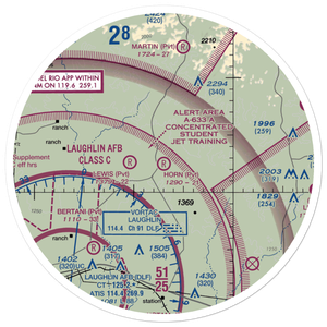 Horn Ranch Airport (81TE) VFR Sectional Sticker (30 mile)