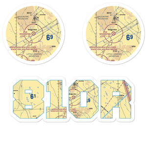 Wagontire Airport (81OR) VFR Sectional Sticker Pack